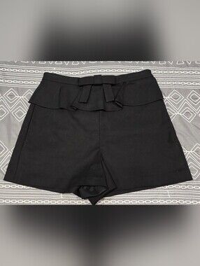Red Valentino High Waisted Bow And Rifle Detailed Shorts Size 40(US 4)